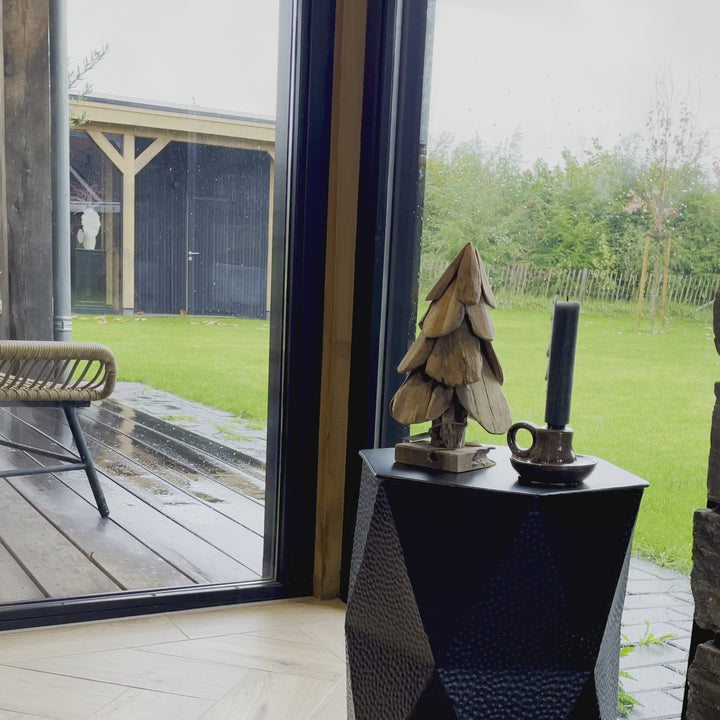 Kerstboom teak hout herfst 2024 video