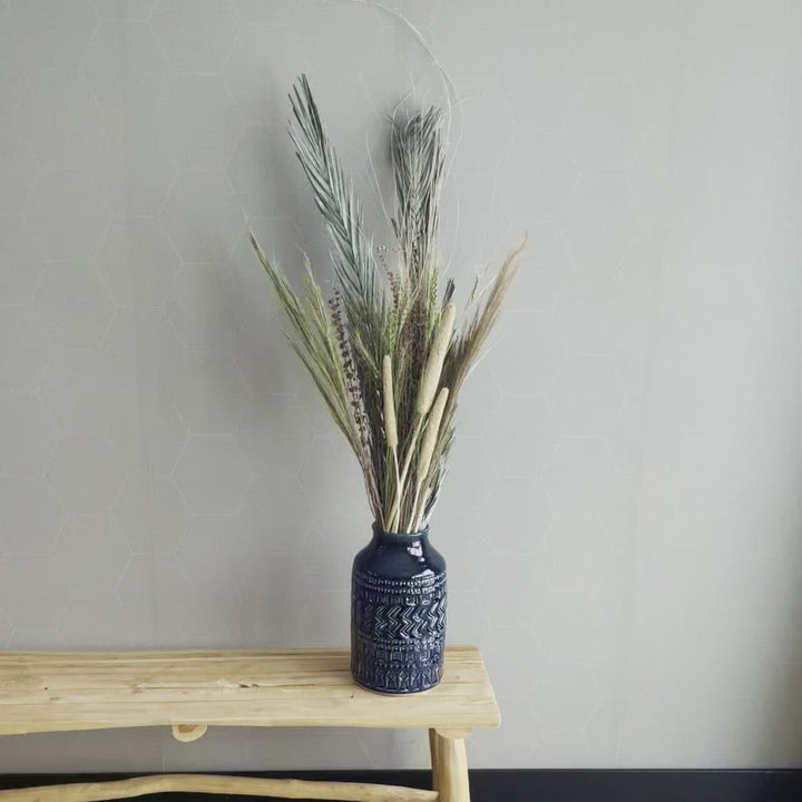 Droogboeket Tropical Green - 118 cm hoog