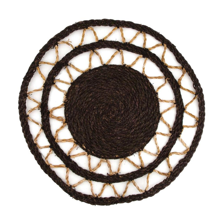Placemat Grass - brown - Ø38x1.5cm
