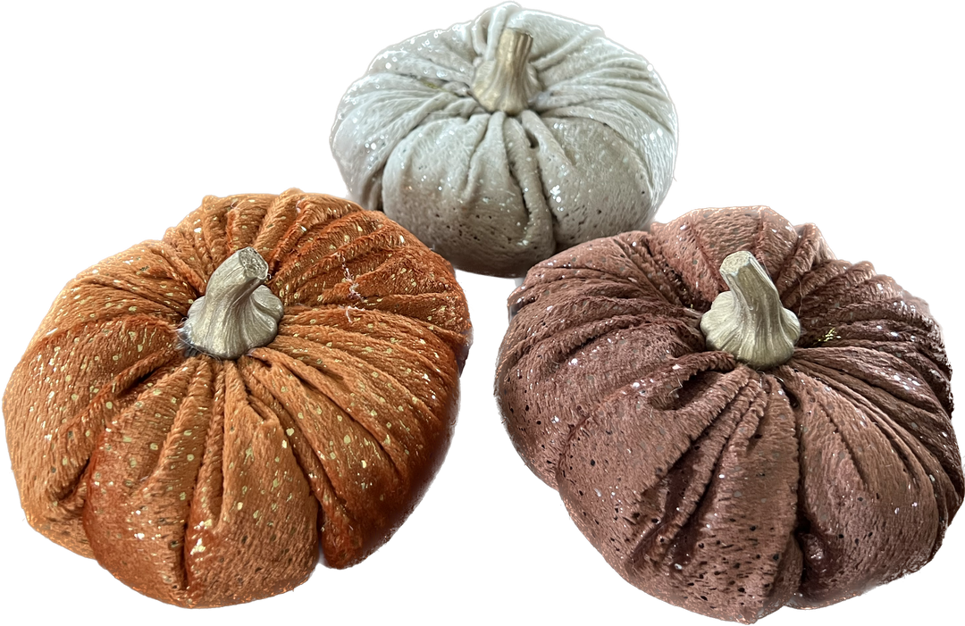 Weicher Kürbis - 3 Farben - Ø12,5 cm