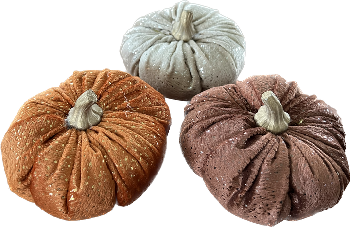 Weicher Kürbis - 3 Farben - Ø12,5 cm
