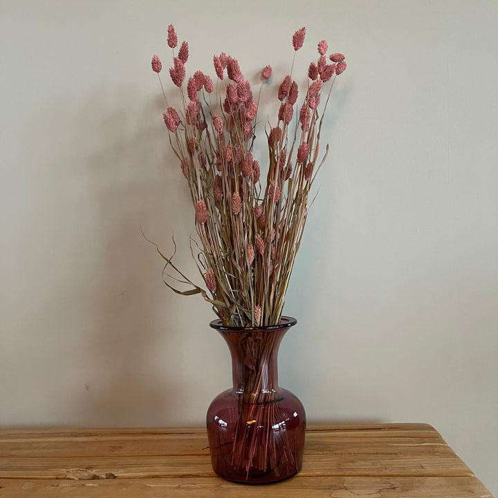 Vase recycelt - hübsches Rosa - Ø14x20cm