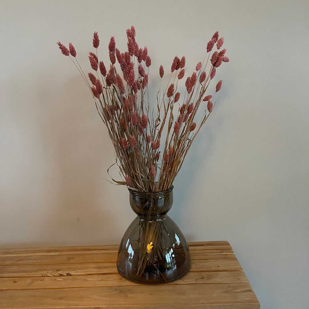 Vase aus recyceltem Glas - Diabolo - Ø21,5x23cm