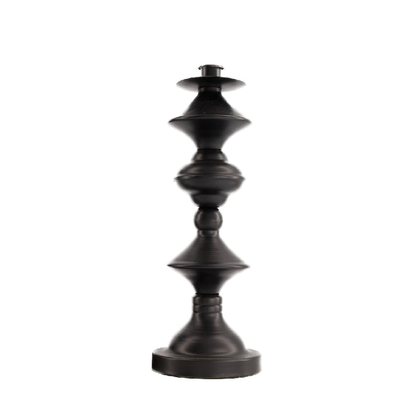 Kaarshouder "Marokko Dark" - ↑33 cm / ⌀12 cm - metaal zwart