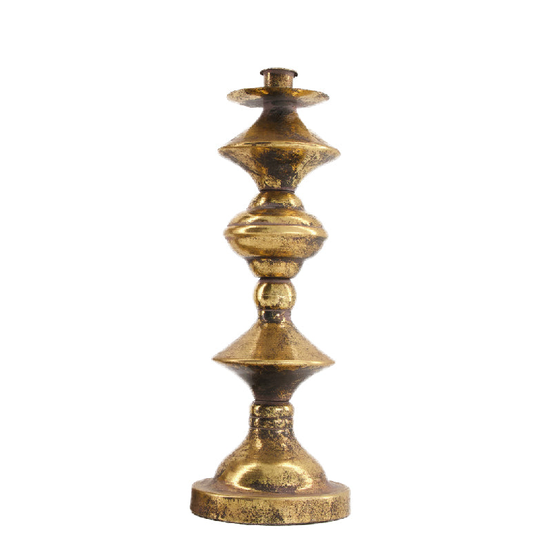 Kaarshouder "Marokko Gold" - ↑36 cm / ⌀12 cm - goud metaal