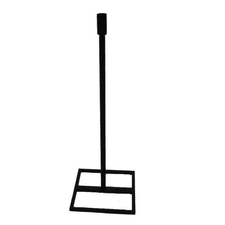 Kaarshouder "Standing Elegance" - ↑58 cm / →20 cm - metaal zwart