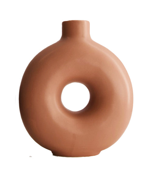 Vase "modern rund" - 17,2x6,5x20cm - 2 Varianten