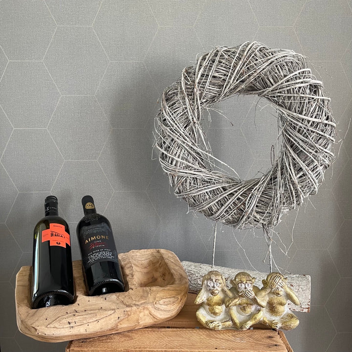 Wijnhouder - "Teak bottle holder" 3 flessen - teak hout