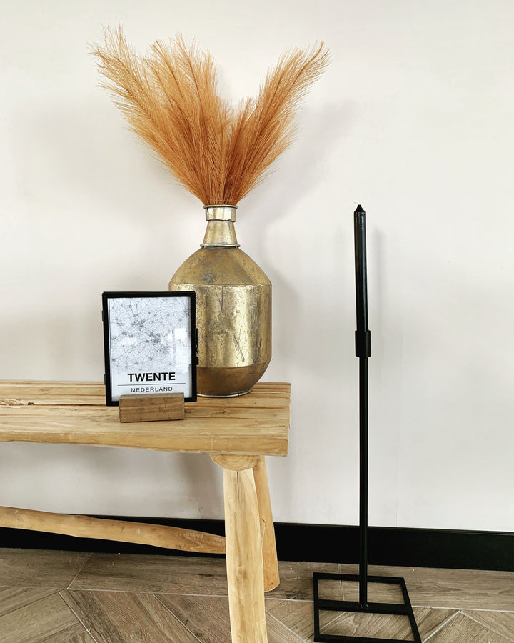 Vase „Antique Gold“ - ↑36,5 cm / ⌀ 21 cm - Goldmetall